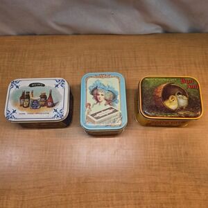 3 Retro Reproduction Bristol Ware Tins 1983 Bon Ami, Heinz, Nabisco Great Shape!